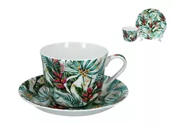Filiżanka ze spodkiem 0,45 L Brookes Empireware - Botanica 33.703-1519