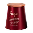 Puszka z pokrywką 14 cm L Altom Design - Sugar Czerwona 07.PUSZ.8372