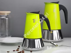 Kawiarka 4 TZ (4 x 50 ml) Pezzetti - Steelexpress Zielona (indukcja) 1.KA-PEZ-Z04