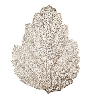 Podkładka / mata pod talerz 36,5 x 47 cm Altom Design - Liść Złoty 07.MAT.0167