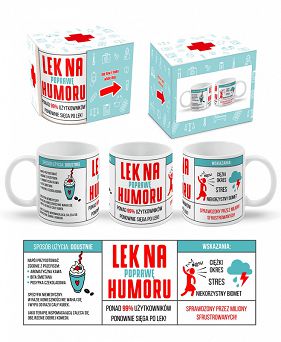 Kubek 0,33 L BGtech - Lek na Poprawę Humoru 30.LE.734