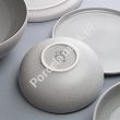 Talerz deserowy 22 cm Bogucice - Alumina Granite Silver Grey 1130