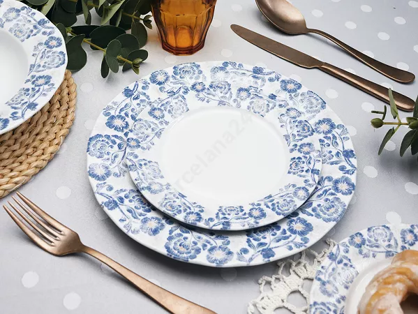 Komplet talerzy na 6 osób (18 el.) Lubiana - Maria Wiejskie Lato Komplet talerzy na 6 osób (18 el.) Lubiana - Maria Wiejskie Lato