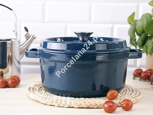 Garnek żeliwny 24 cm Nois - Tierra Morski 17.830379 Garnek żeliwny 24 cm Nois - Tierra Morski 17.830379