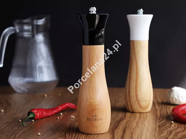 Zestaw młynków ręcznych do soli / pieprzu 21 cm Karl Hausmann - Biały i czarny 6.MŁ.6304 Zestaw młynków ręcznych do soli / pieprzu 21 cm Karl Hausmann - Biały i czarny 6.MŁ.6304