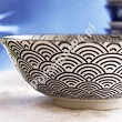 Miska do ramenu 21 cm/1 L Tokyo Design Studio - Nippon Black Waves 8114
