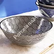 Miska do ramenu 21 cm/1 L Tokyo Design Studio - Nippon Black Waves 8114