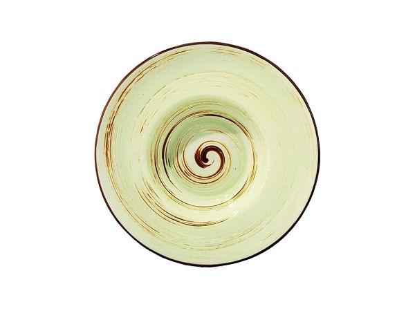 Talerz głęboki (do pasty) 22,5 cm  Wilmax - Spiral Pistacjowy 669123 Talerz głęboki (do pasty) 22,5 cm  Wilmax - Spiral Pistacjowy 669123