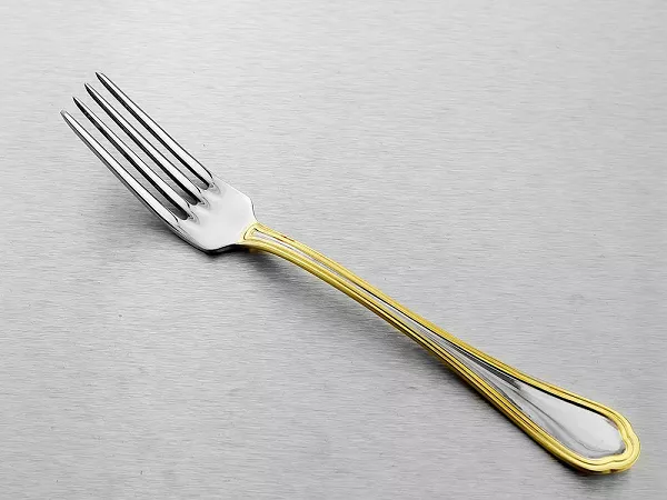 Komplet 6 widelczyków do ciasta 16,6 cm Hisar - Florence Gold Komplet 6 widelczyków do ciasta 16,6 cm Hisar - Florence Gold