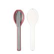 Komplet 3 sztućców w etui Mepal - Ellipse Nordic pink 1KM.SZT.686
