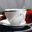 Filiżanka ze spodkiem 0,34 L / 17 cm Porcel - Ballerina 10.BA.FS34