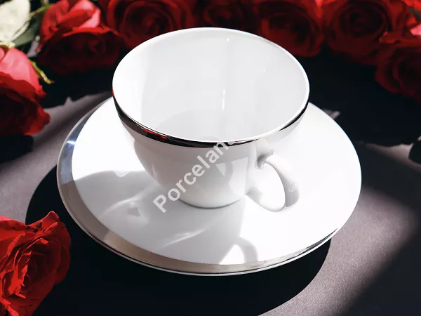 Filiżanka ze spodkiem 0,34 L / 17 cm Porcel - Ballerina 10.BA.FS34 Filiżanka ze spodkiem 0,34 L / 17 cm Porcel - Ballerina 10.BA.FS34