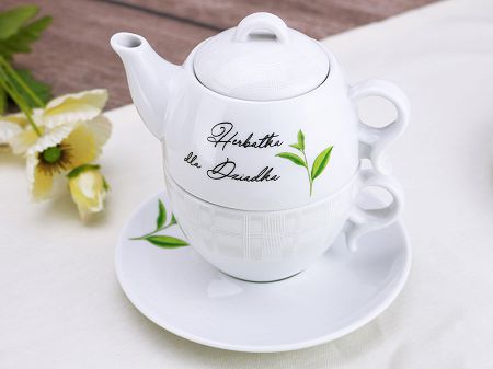 Komplet do herbaty (3el) Lubiana - Bola 7102 Herbatka dla dziadka