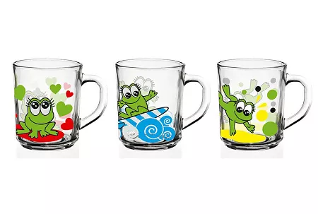 Kpl. kubków 250 ml (3 szt.) GLASMARK - Szymek Żabki 4G.09-0250-4602-3