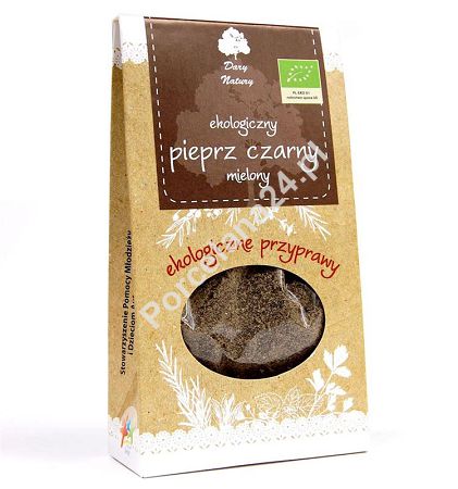 PIEPRZ CZARNY MIELONY BIO 50 g - DARY NATURY PIEPRZ CZARNY MIELONY BIO 50 g - DARY NATURY