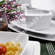 Serwis obiadowo - kawowy na 12 osób (140 el) Lubiana - Victoria biała