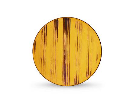 Talerz deserowy 18 cm Wilmax - Scratch Żółty 668411