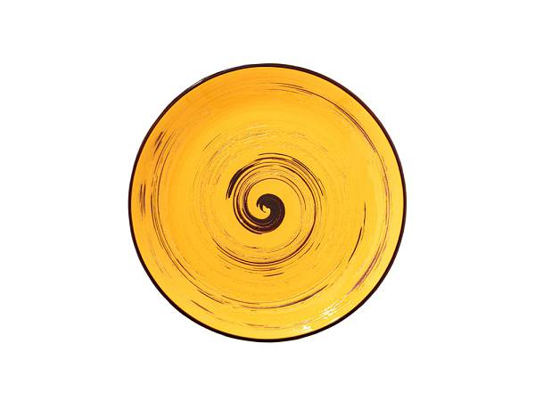 Talerz deserowy 20,5 cm Wilmax - Spiral Żółty 669412 Talerz deserowy 20,5 cm Wilmax - Spiral Żółty 669412