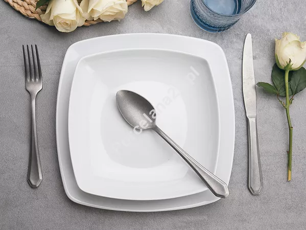 Komplet talerzy na 6 osób (18el) Chodzież - Akcent C000 BIAŁY (TG20) Komplet talerzy na 6 osób (18el) Chodzież - Akcent C000 BIAŁY (TG20)