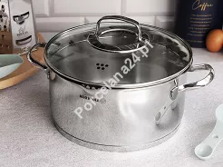 Garnek z pokrywą 5,5L 24 cm x 12 cm - Korkmaz Steama A1992