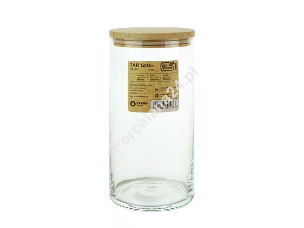 Pojemnik szklany 1210 ml Trend Glass - Eco Storage 44.TG-35583EC Pojemnik szklany 1210 ml Trend Glass - Eco Storage 44.TG-35583EC