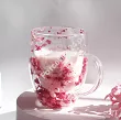 Szklanka termiczna z podwójną ścianką 0,3 L Ecarla - Aura Pink 20.SZK149