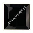 Talerz płytki 27 x 27 cm Lubiana - Classic Black Gold