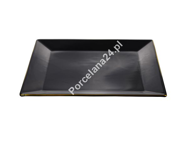 Talerz płytki 27 x 27 cm Lubiana - Classic Black Gold Talerz płytki 27 x 27 cm Lubiana - Classic Black Gold