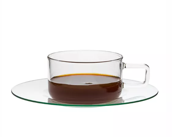 Filiżanka szklana ze spodkiem 0,18 L Trendglas - LINEA 4E.210410 Filiżanka szklana ze spodkiem 0,18 L Trendglas - LINEA 4E.210410