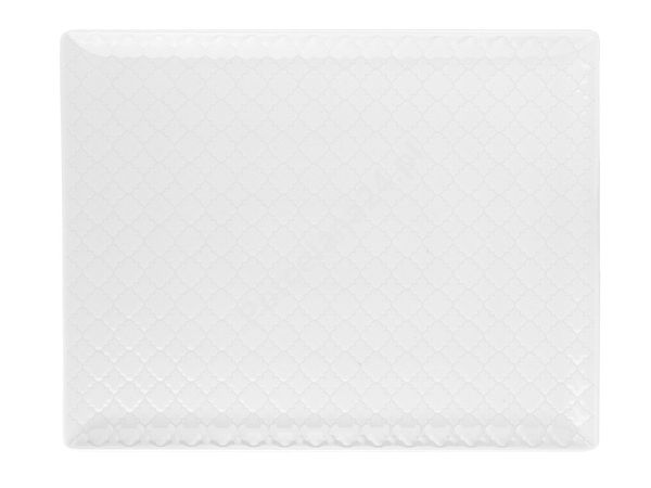Półmisek prostokątny 31x24 cm Lubiana - Marrakesz Biały (nr 4293) Półmisek prostokątny 31x24 cm Lubiana - Marrakesz Biały (nr 4293)
