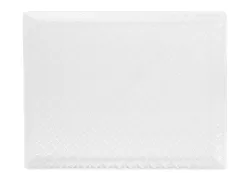 Półmisek prostokątny 31x24 cm Lubiana - Marrakesz Biały (nr 4293)