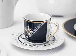 Filiżanka ze spodkiem 0,10 L / 12,5 cm Ćmielów - Jenny Nautilus Blue