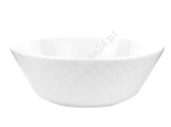 Salaterka okrągła 23 cm Lubiana - Marrakesz Biały (nr 4283)