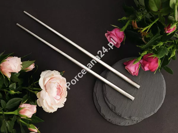 Zestaw stalowych pałeczek do sushi (2 el.) Pintinox - Kwadratowe Satynowane 23.PAT.K02S Zestaw stalowych pałeczek do sushi (2 el.) Pintinox - Kwadratowe Satynowane 23.PAT.K02S