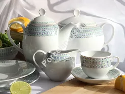 Serwis obiadowo - kawowy na 12 osób (69 el.) Waza - Classic WA-165 Murano