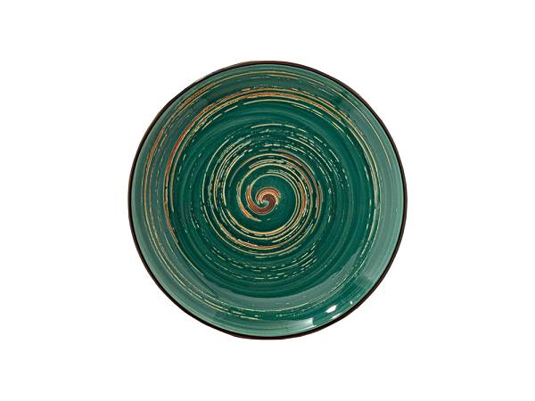 Talerz deserowy 20,5 cm Wilmax - Spiral Zielony 669512 Talerz deserowy 20,5 cm Wilmax - Spiral Zielony 669512