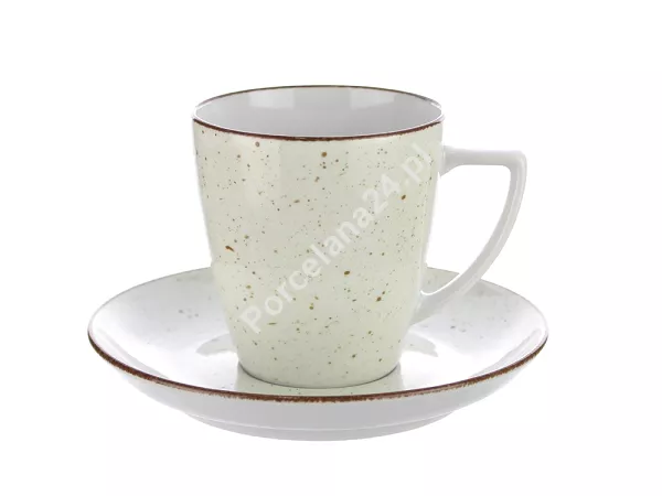 Filiżanka ze spodkiem 0,2 L / 14 cm Lubiana - Beata/Sonia 6630U BUDYNIOWY Filiżanka ze spodkiem 0,2 L / 14 cm Lubiana - Beata/Sonia 6630U BUDYNIOWY