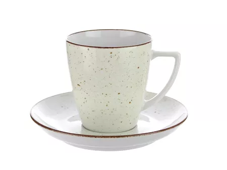 Filiżanka ze spodkiem 0,2 L / 14 cm Lubiana - Beata/Sonia 6630U BUDYNIOWY