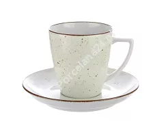 Filiżanka ze spodkiem 0,2 L / 14 cm Lubiana - Beata/Sonia 6630U BUDYNIOWY