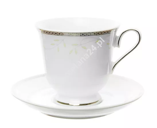 Filiżanka ze spodkiem do kawy 0,25 L / 14,5 cm Ćmielów - Astra B601 MARZENIE PLATYNOWE Filiżanka ze spodkiem do kawy 0,25 L / 14,5 cm Ćmielów - Astra B601 MARZENIE PLATYNOWE