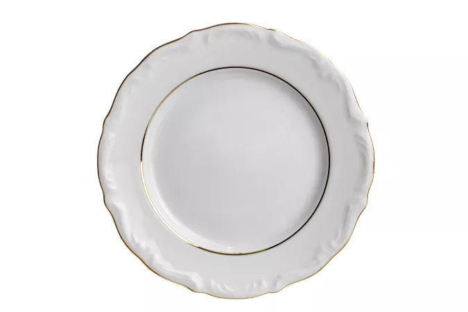 Talerz płytki 25 cm Chodzież - Maria Teresa ZŁOTA LINIA B014 Talerz płytki 25 cm Chodzież - Maria Teresa ZŁOTA LINIA B014