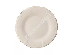 Talerz płytki 27,5 cm Bon Bistro - Retro Golden Rim ecru