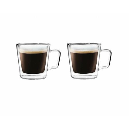 Kpl. filiżanek termicznych do espresso z podwójną ścianką 80 ml (2 szt.) Vialli Design - Diva 1K.DIVA.6407 Kpl. filiżanek termicznych do espresso z podwójną ścianką 80 ml (2 szt.) Vialli Design - Diva 1K.DIVA.6407