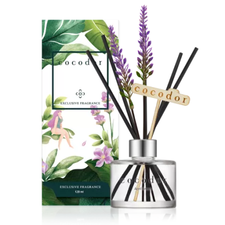 Dyfuzor zapachowy z patyczkami i prawdziwymi kwiatami 120 ml Cocodor - April Breeze 30425 Dyfuzor zapachowy z patyczkami i prawdziwymi kwiatami 120 ml Cocodor - April Breeze 30425
