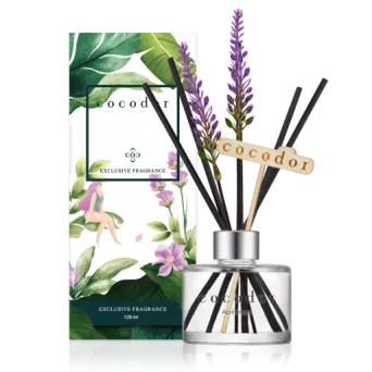 Dyfuzor zapachowy z patyczkami i prawdziwymi kwiatami 120 ml Cocodor - April Breeze 30425