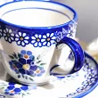 Filiżanka ze spodkiem 0,22 L / 14 cm Bolesławiec - Altmańska Polana gat. I