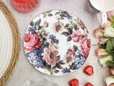 Talerz deserowy 20 cm Altom Design - Róża 07.RÓŻ.1125