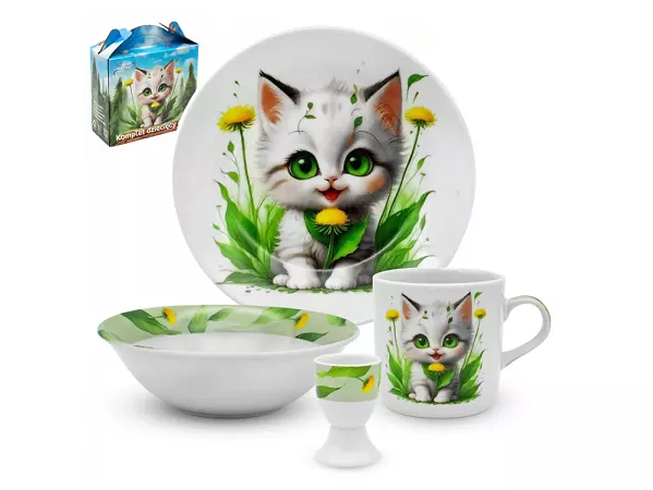 Garnitur dziecięcy (4 el) Bella Fiore - Kotek 1TR.DZ.44307 Garnitur dziecięcy (4 el) Bella Fiore - Kotek 1TR.DZ.44307