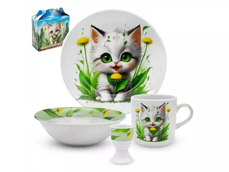 Garnitur dziecięcy (4 el) Bella Fiore - Kotek 1TR.DZ.44307