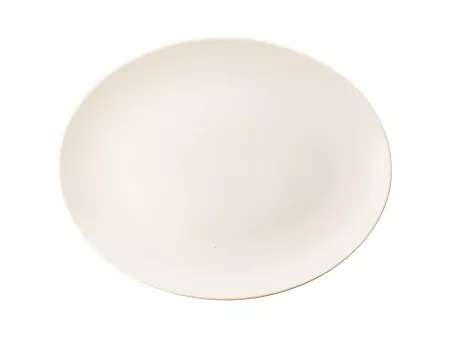 Półmisek owalny 31 cm (gładki) Rinart - Banquet ecru